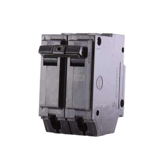 GE 20 Amp 2 in. Double-Pole Circuit Breaker