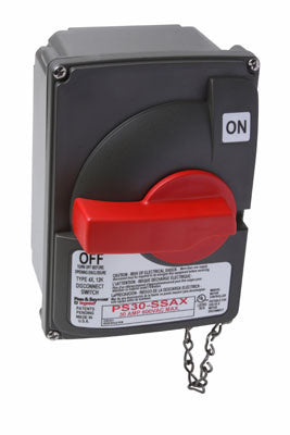 Non-Fusible Safety Switch, 30A