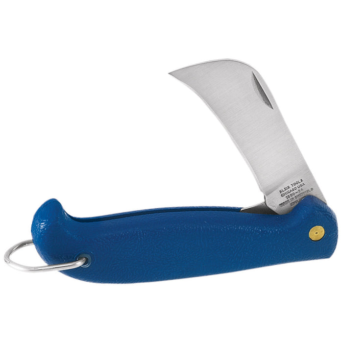 Klein Tools Pocket Knife, 2-3/4-Inch Hawkbill Slitting Blade