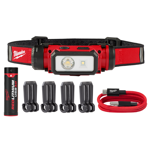 Milwaukee REDLITHIUM™ USB Hard Hat Headlamp 2163-21