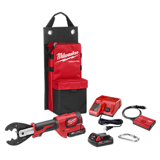 Milwaukee M18™ FORCE LOGIC™ 6T Utility Crimper Kit 2678-22BG