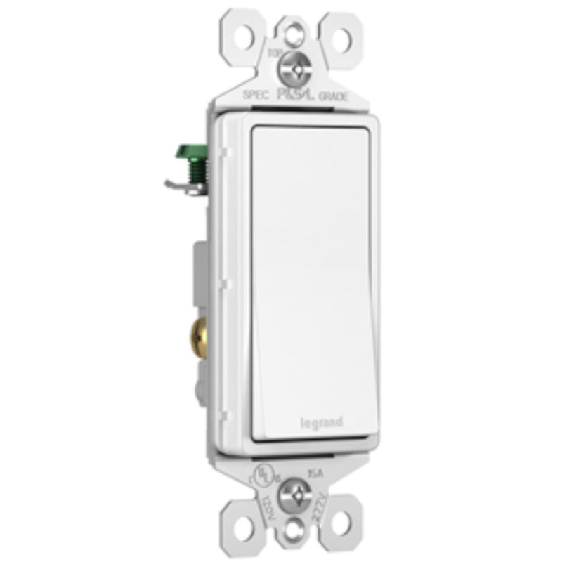15 Amp Single Pole Decora Switch 120/277 Volt