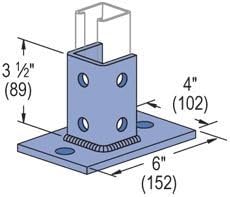 Unistrut Base Square Mount