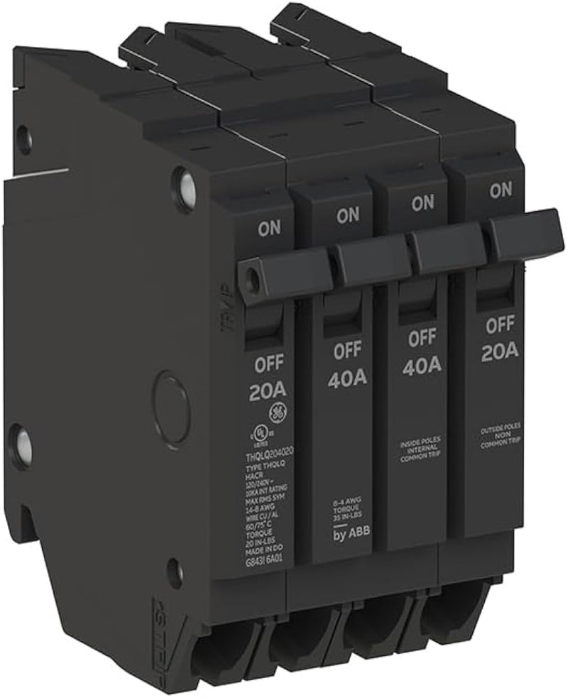 40A Quad Plug in Circuit Breaker ABB 120/240V