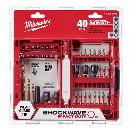 Milwaukee SHOCKWAVE™ Impact Duty Drill & Drive Set - 40PC  48-32-4006