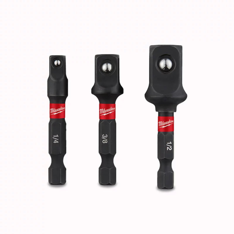 Milwaukee SHOCKWAVE™ 3PC Impact Socket Adapter Set 48-32-5033