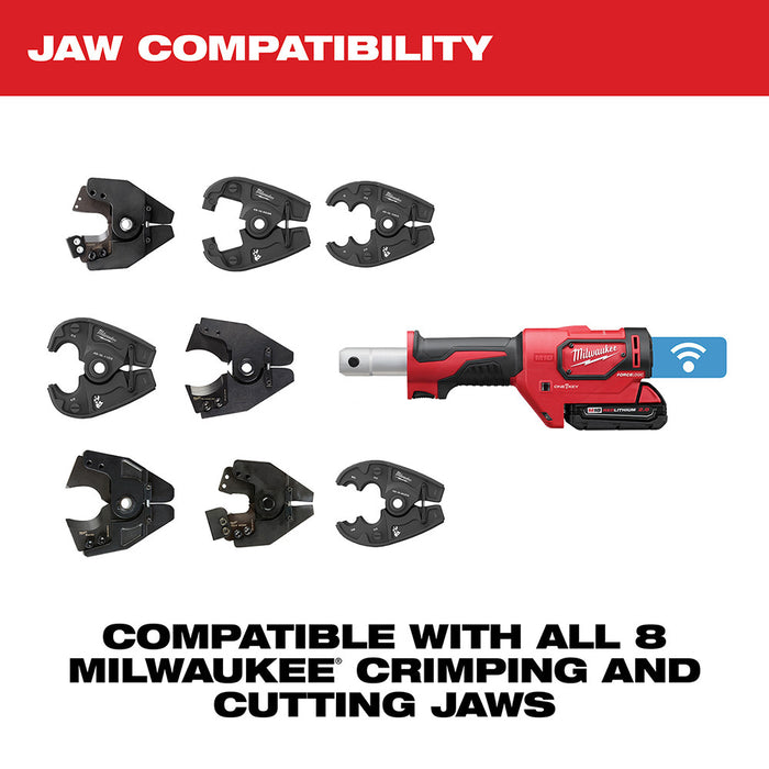 Milwaukee M18™ FORCE LOGIC™ 6T Utility Crimper Kit 2678-22BG