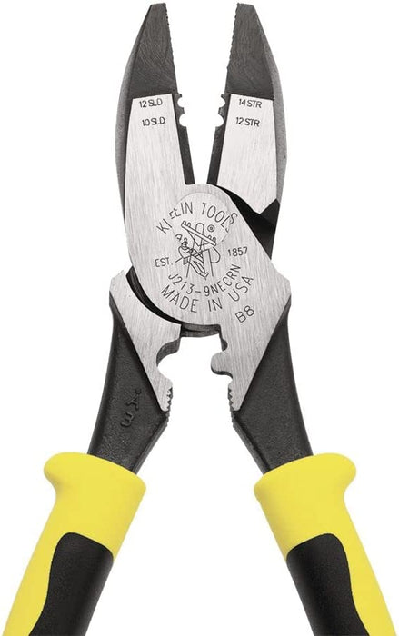 Klein Tools  Journeyman™ Pliers Connector Crimp Side Cut 9-Inch