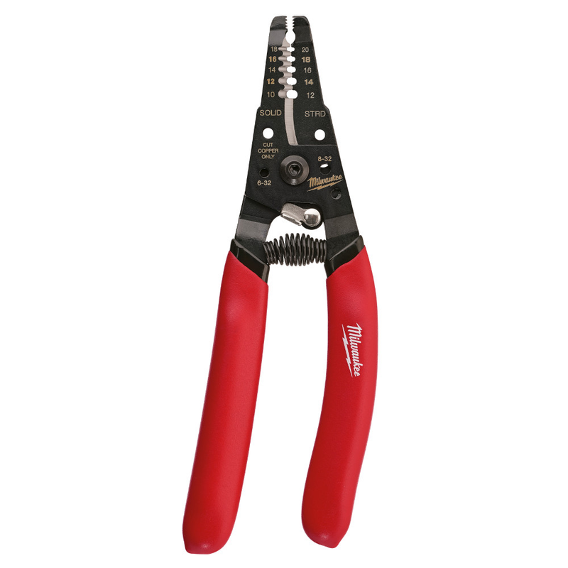 Milwaukee 7-1/8" Wire Stripper/Cutter for Solid & Stranded Wire 48-22-6109