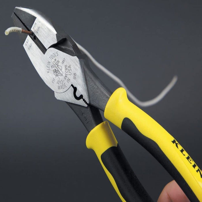 Klein Tools  Journeyman™ Pliers Connector Crimp Side Cut 9-Inch