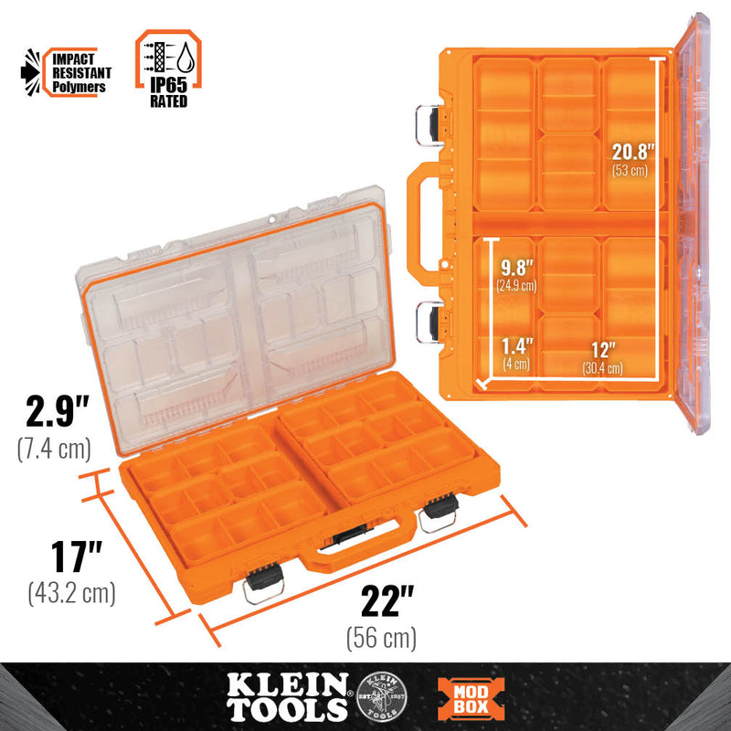 Klein Tools  MODbox™ Short Component Box, Full Width 54807MB