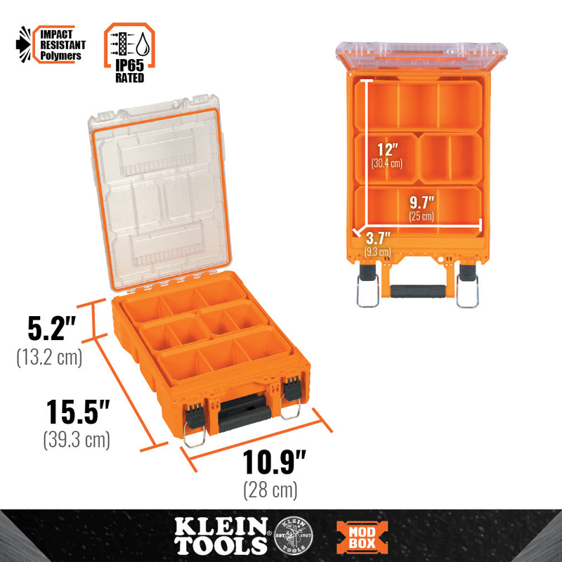 Klein Tools  MODbox™ Tall Component Box, Half Width 54808MB