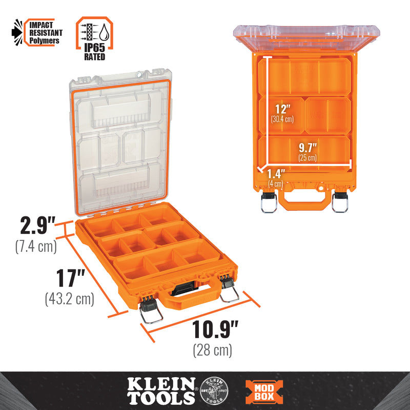 Klein Tools  MODbox™ Short Component Box, Half Width 54809MB