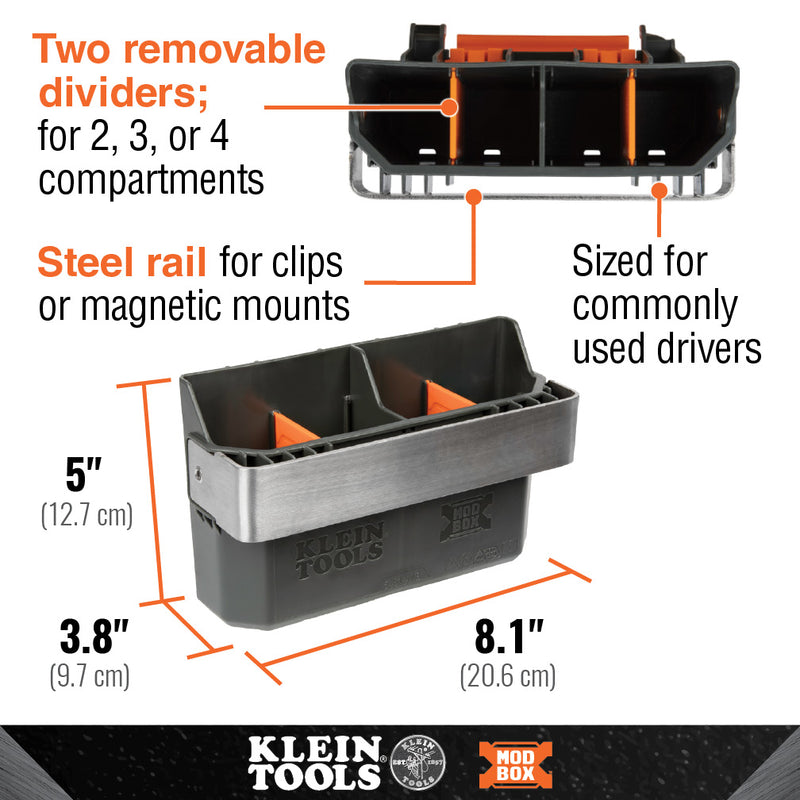 Klein Tools  MODbox™ Tool Carrier Rail Attachment 54814MB