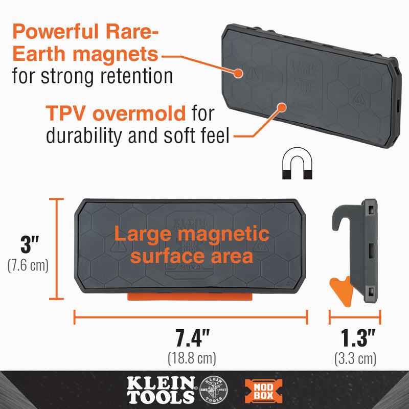 Klein Tools  MODbox™ Magnetic Strip Rail Attachment 54819MB