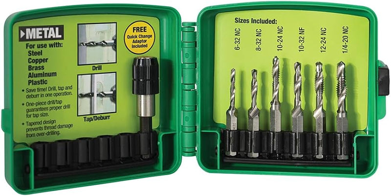 Greenlee 6-Piece Drill Tap Set