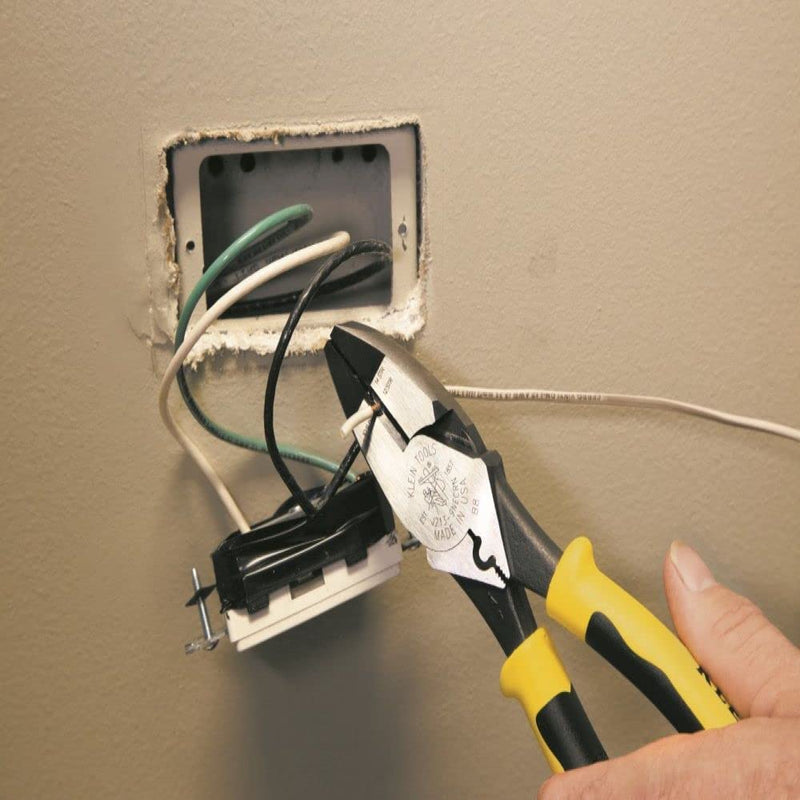 Klein Tools  Journeyman™ Pliers Connector Crimp Side Cut 9-Inch