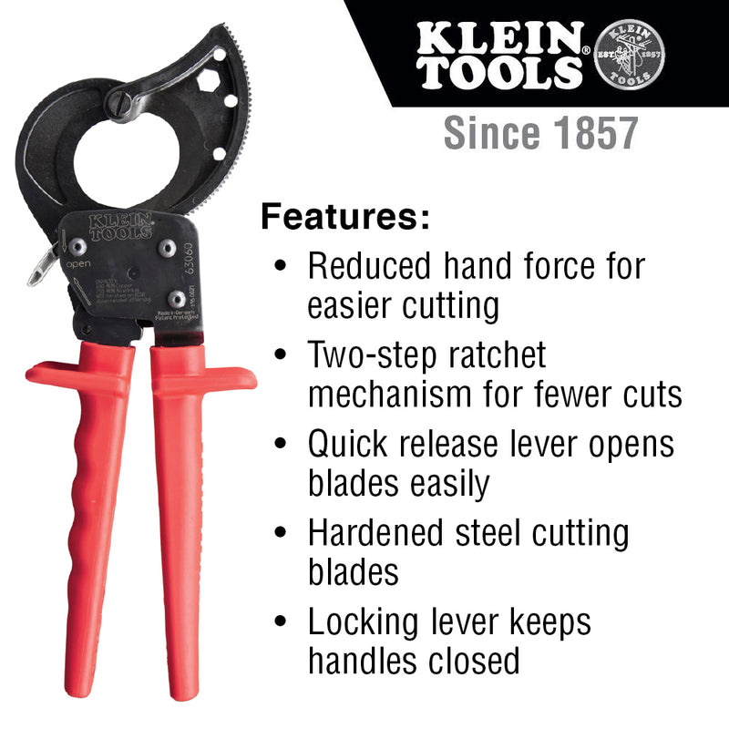 Klein Tools  Ratcheting Cable Cutter