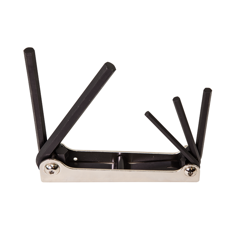 Klein Tools  Folding Hex Key Set, 5-Key, SAE Sizes