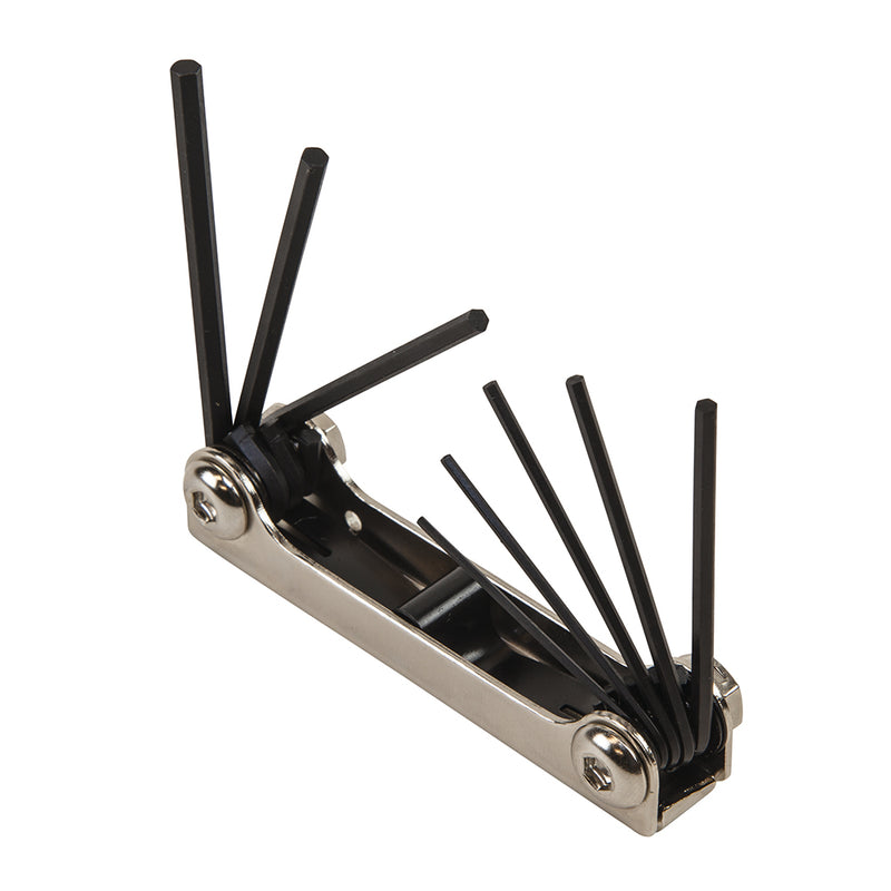 Klein Tools  Folding Hex Key Set, 8-Key, SAE Sizes