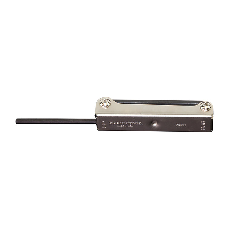Klein Tools  Folding Hex Key Set, 9-Key, SAE Sizes