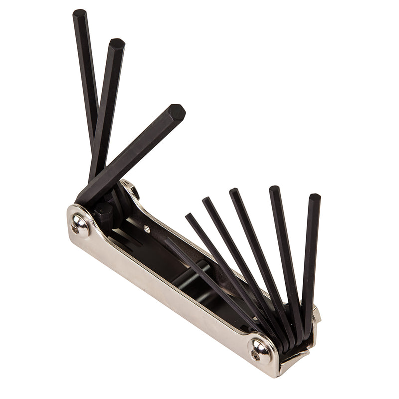 Klein Tools  Folding Hex Key Set, 9-Key, SAE Sizes