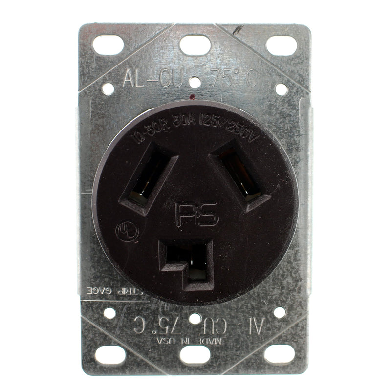 30A Single Flush Dryer Receptacle