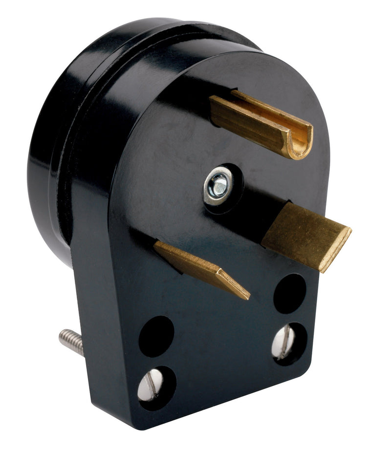 30A Trailer Cap, Male Plug 120v  P&S