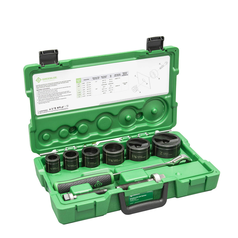 Greenlee Knockout Punch & Die Set