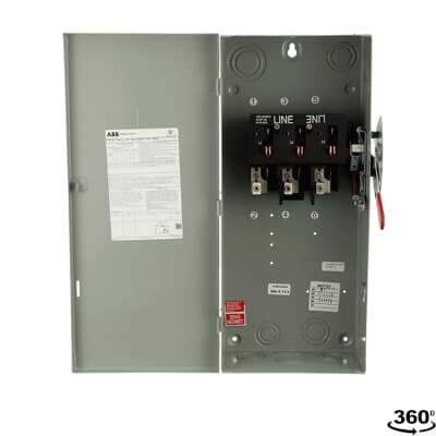 100 Amp 240-Volt Non-Fuse Indoor Safety Switch ABB