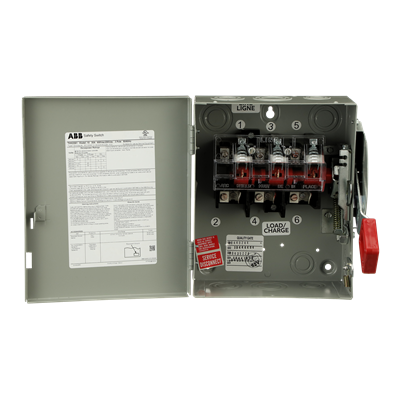 30A 3P HD N1 600V NON FUSE SWITCH ABB