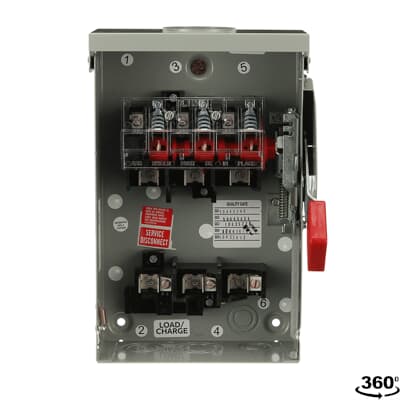 30A 3P HD N3R 600V Heavy Duty Safety Switch ABB