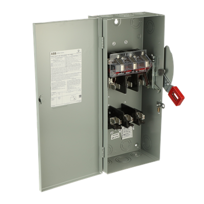 60A 3P HD N1 600V FUSIBLE SAFETY SWITCH ABB
