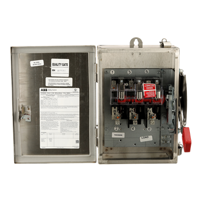 60A 3P HD N4X 600V NON FUSE SWITCH ABB