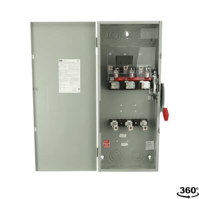 200A 3P HD N1 600V FUSIBLE SAFETY SWITCH ABB