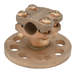 Penn Union BS-10-3 Bronze Bus Support Clamp for Copper Tube 1"