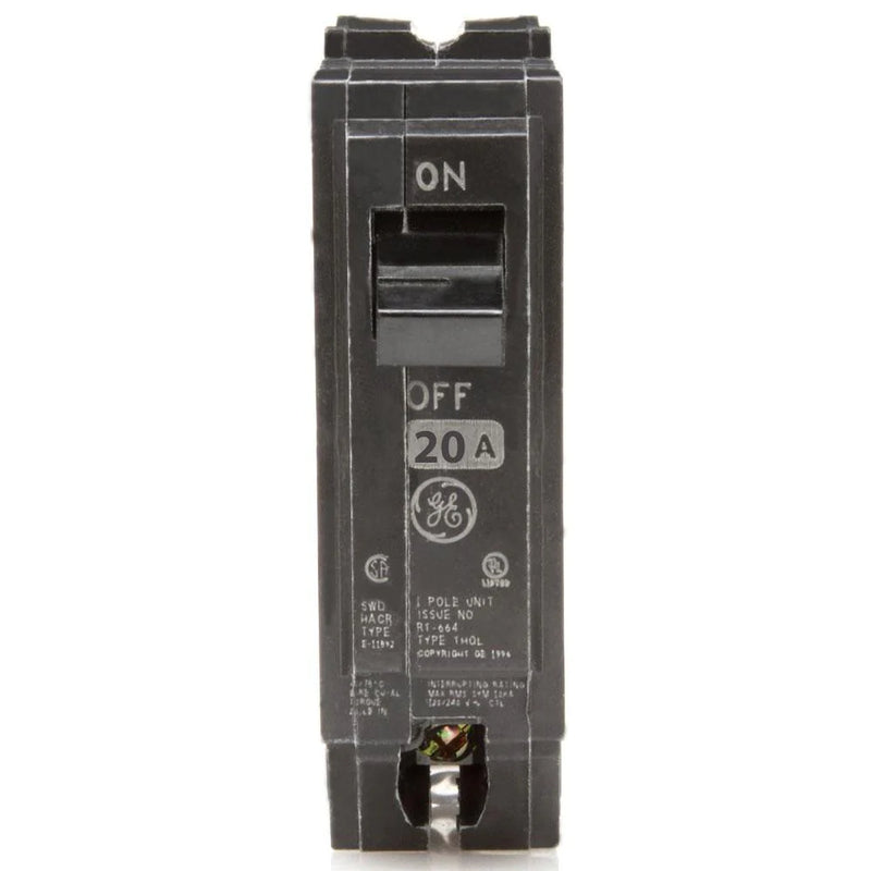 GE Q-Line 20 Amp 1 in. Single-Pole Circuit Breaker