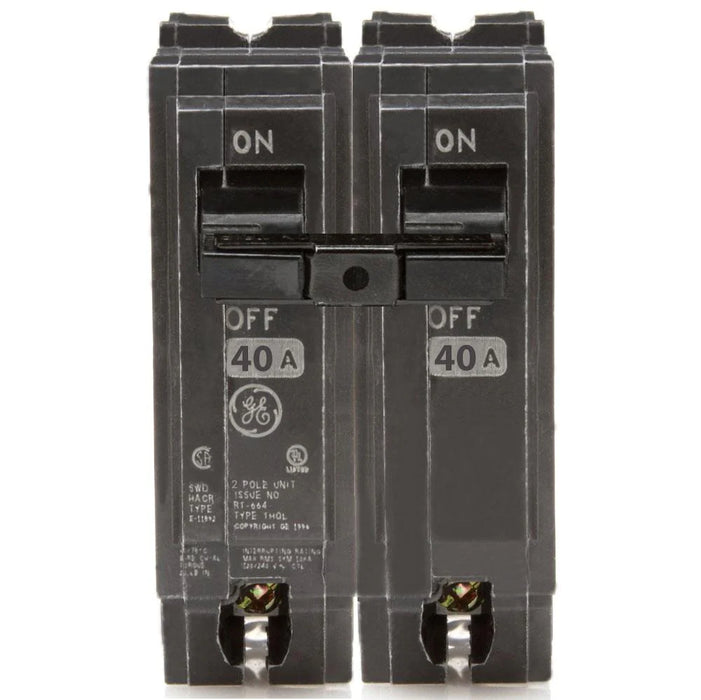 GE 40 Amp 2 in. Double-Pole Circuit Breaker