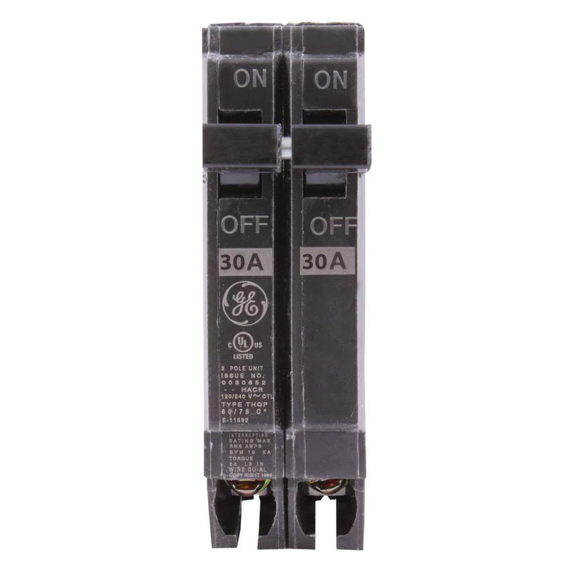 GE 30 Amp 1 in. Double-Pole Circuit Breaker