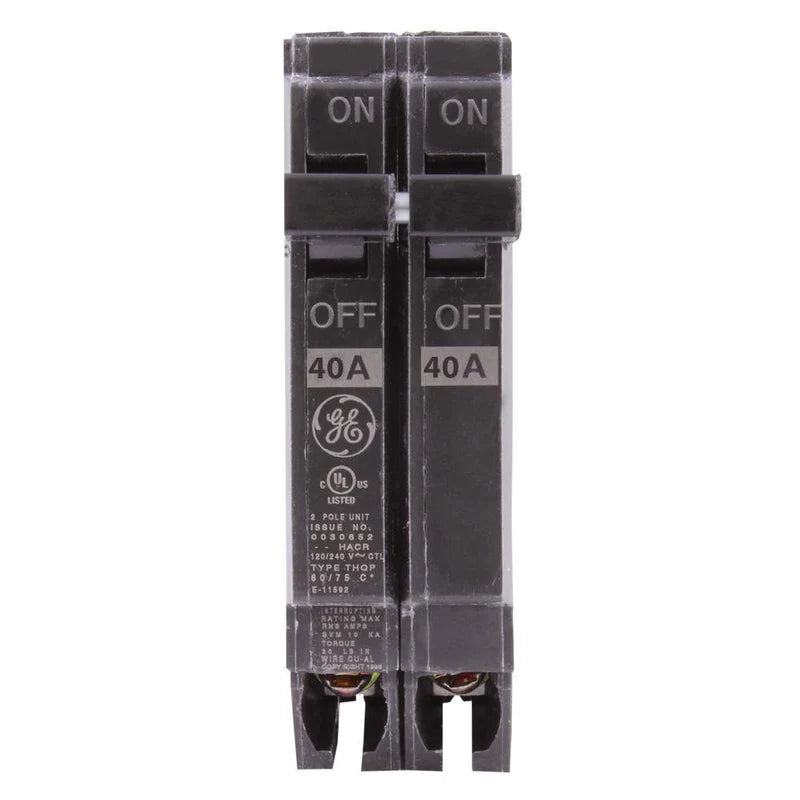 GE 40 Amp 1 in. Double-Pole Circuit Breaker