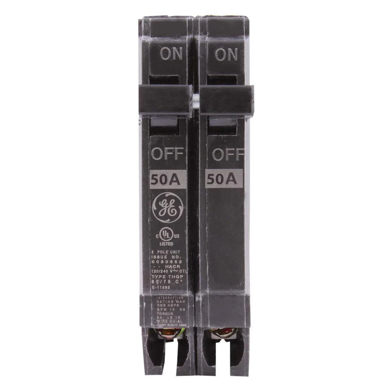 GE 50 Amp 1 in. Double-Pole Circuit Breaker