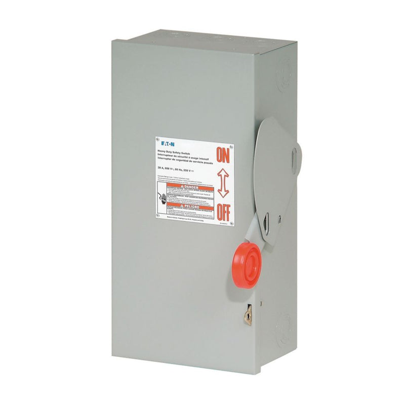 EATON Heavy duty single-throw non-fused safety switch, 30A