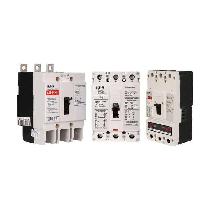 Eaton Series C Molded case circuit breaker, G-frame, GHB, 2P, 40A