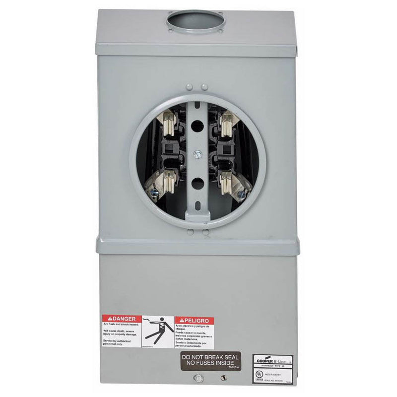 Eaton 100A Single Meter Socket