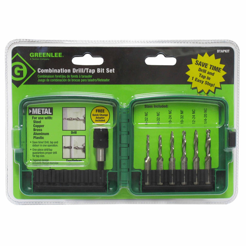 Greenlee 6-Piece Drill Tap Set