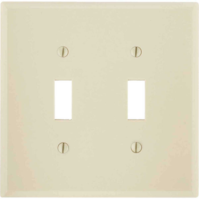 Wall Light Switch Plate - 2 Toggle