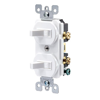 Duplex Style Single-Pole / 3-Way Combination Switch