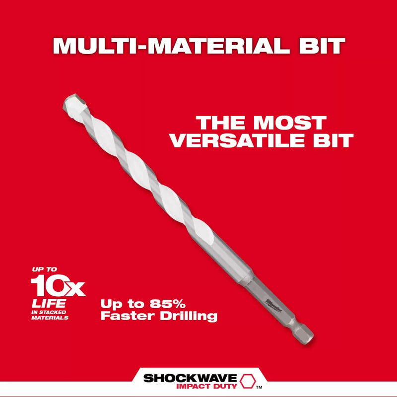 Milwaukee SHOCKWAVE Impact Duty™ Carbide Multi-Material Drill Bits
