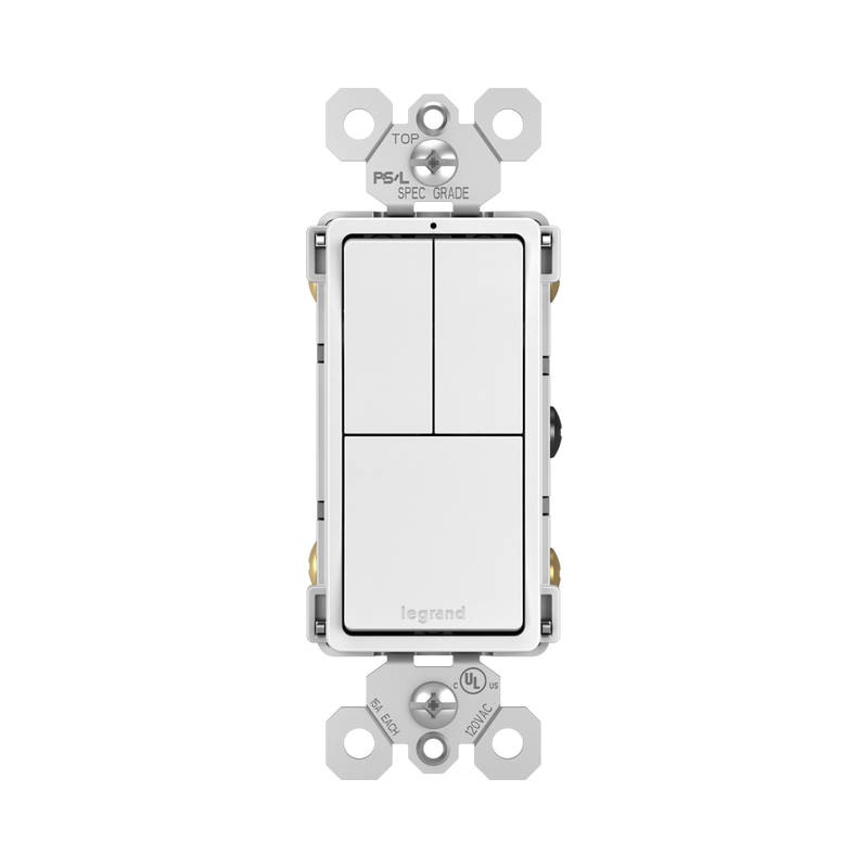 15A Decora Radiant® 3-Way Switch, White