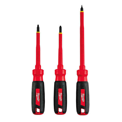 Milwaukee 3 PC 1000V Insulated Screwdriver Set 48-22-2202